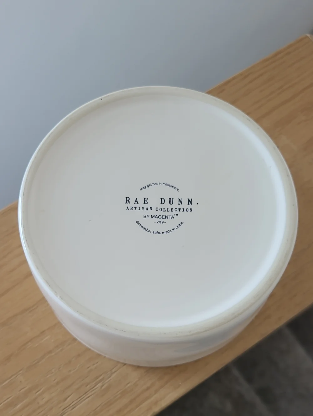Rae Dunn White Ceramic 